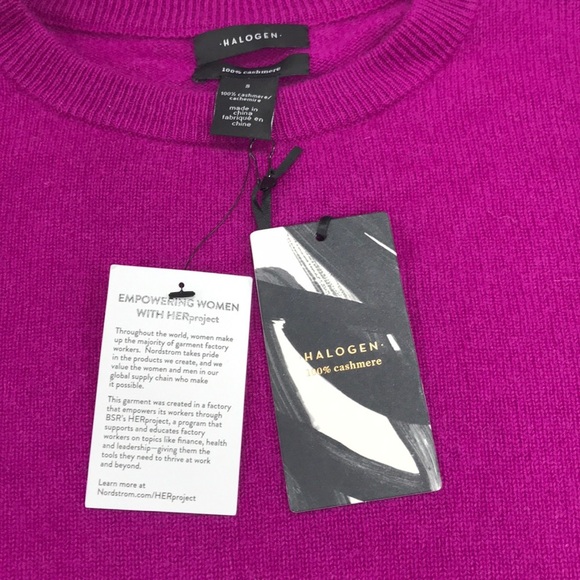 💥 Women's Halogen Crewneck Cashmere Sweater - Picture 6 of 7